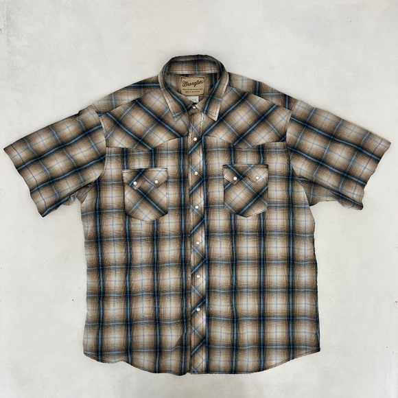 Wrangler Other - Vintage Wrangler Mens Size XL Snap Shirts Multicolor Western‎ Fashion Plaid